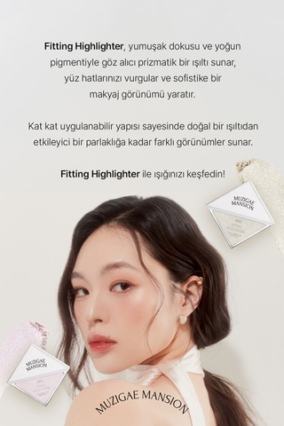 Muzıgae Mansıon Fitting Highlighter Gorgeous Altın