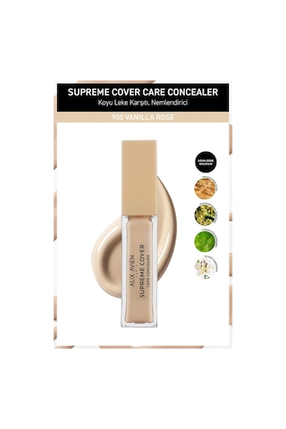 Alix Avien Kalıcı Nemlendirici Hücre Onarıcı Leke Karşıtı Kapatıcı Supreme Cover Concealer 905 Vanilla Rose