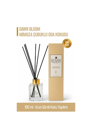 Dawn Bloom Mimoza Çubuklu Oda Kokusu 100 Ml Ferah Ve Çiçeksi Uzun Süreli Koku Yayılımı Mimoza