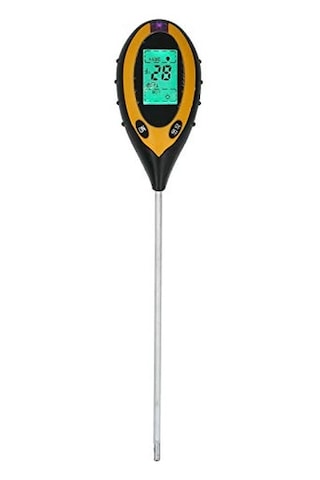 Toprak Test Kiti 4'ü 1 Arada Toprak Test Cihazı Dijital Nem Işığı Ve Metre, Kapalı/dış Mekan Bitkileri Bakımı 0