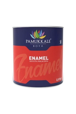 Pamukkale Enamel Sentetik Parlak Boya 2.5 Kg Antrasit Gri (513557756)