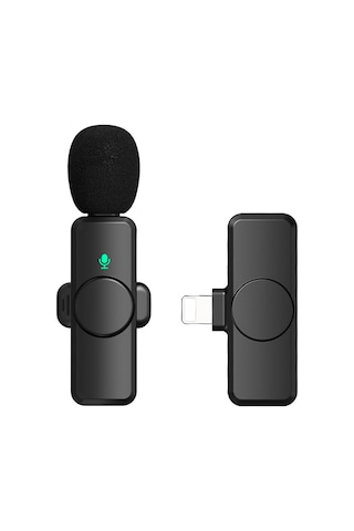 Moveevo 2.4g Kablosuz Kolluk Mikrofonu - Gürültü Azaltma, 360 Tüm Yönlü, Ios Uyumlu, Şarj Edilebilir - Canlı Yayın Ve Ses Kaydı İçin