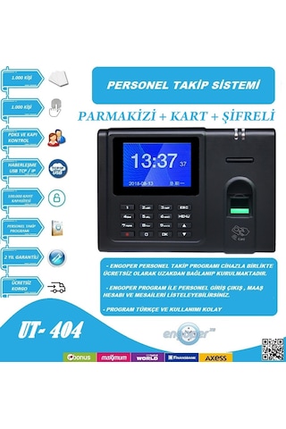 Parmak İzi Personel Takip Sistemi Maaş Hesaplama Program Dahil