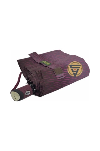 April A-217l Unisex Tam Otomatik Şemsiye Desenli Mor Siyah