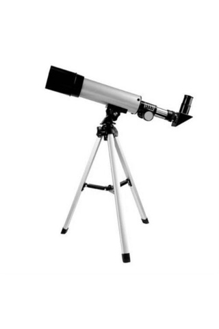 50x360 Mini Astronomik Teleskop - Alüminyum Gövde & Tripodlu - Mini Teleskop