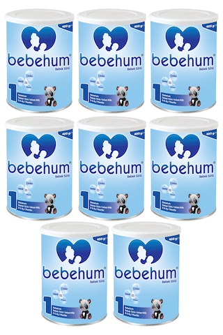 Bebehum 1 Numara Teneke Bebek Sütü 0-6 Ay 400 gr x 8 Adet