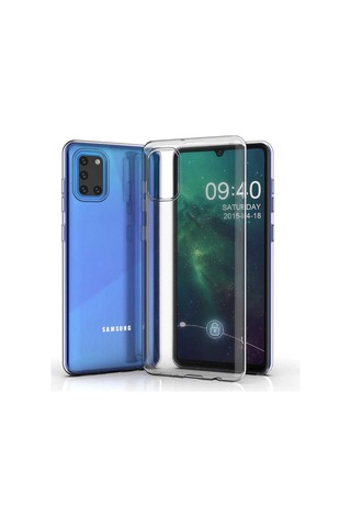 Galaxy A31 Kılıf Zore Şeffaf Ince Ve Esnek Süper Silikon Kılıf Renksiz