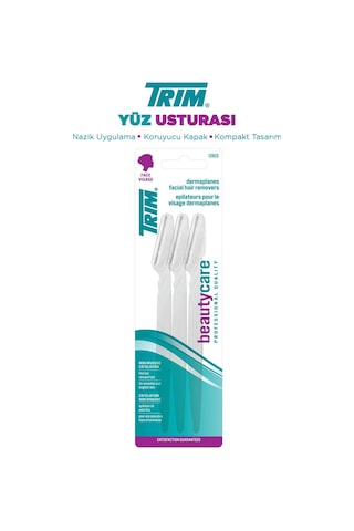 Trim 3'lü Dermaplane Yüz Usturası 30-12B