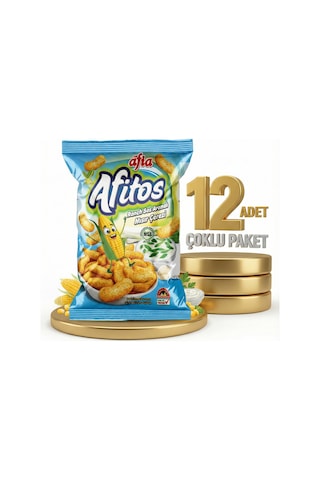 Afia Afitos Ranch Aromalı Mısır Çerezi 12x50 Gr