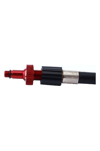 Qingmipy 7075 Alyüminyum Mtb Arka Amortisör Gaz Adaptörü - Rockshox/dt Swiss/marzocchi Uyumlu, Ifp Basınçlandırma, Kırmızı