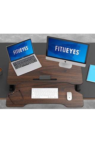 Fitueyes 32 Inç Çalışma Standı, Klavye Tepsisi Ile Masaüstü Çalışma Istasyonu Dönüştürücü Tv Sehpası Çok Renkli