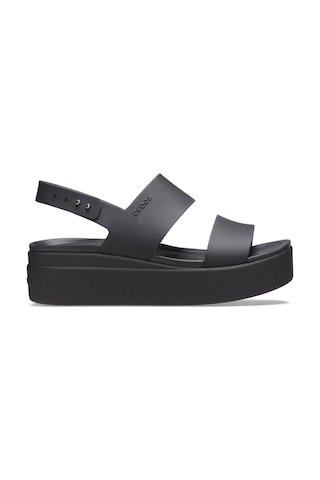 Crocs 206453-060 Brooklyn Low Wedge Kadın Sandalet Siyah