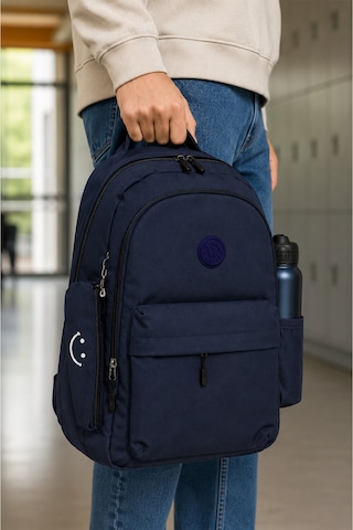 Vıatox Lss-2031 Unisex Okul Sırt Çantası Öğrenci Günlük Seyahat Tatil Spor Yürüyüş Seyahat Gezi Kamp Günlü Lacivert