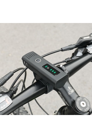 Schulzz Eos Led 1500 Mah Su Geçirmez Far Bisiklet Feneri Siyah