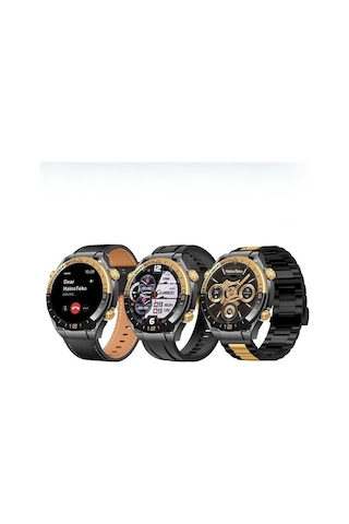 Hainoteko Rw-68 Gold Premium Akıllı Saat + 3 Kordon Set (İthalatçı Garantili)