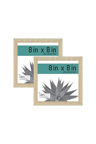 Galeri Temel Çerçeve, Doğal Ahşap Tahıl, 20,32 X 20,32 Cm, 2 Paket