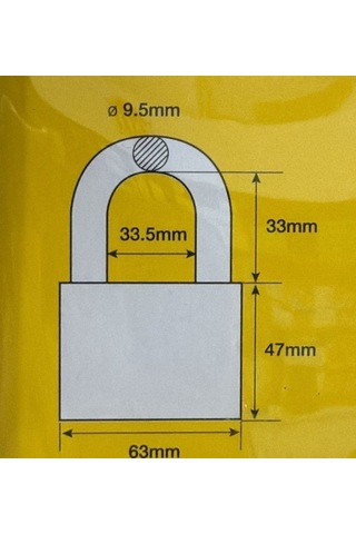 Yale Koruyuculu Asma Kilit 63 Mm-716