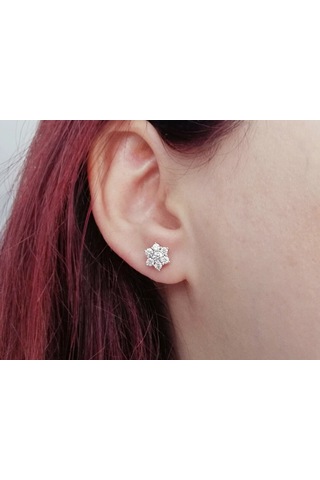 Sirius Pırlanta Ascella Yıldızı Küpe  0804E0053