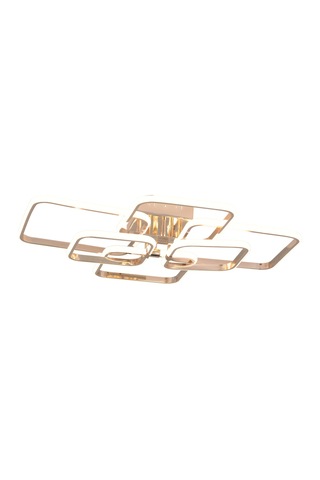 Pl 01 6 Model Gold 3 Renkli Salon Ve Oturma Odası İçin İdeal Alüminyum Avize, 75x10 Gold