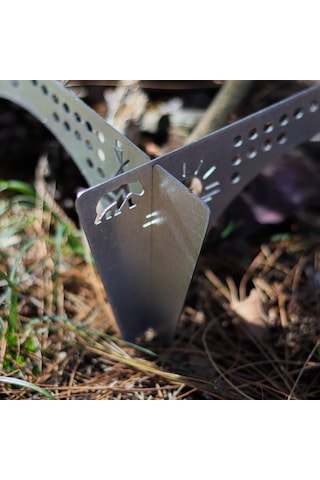 Kamp Ayısı Ottomanfire Bushcraft Jel Yakıtlı Osmanlı Ocağı Gri