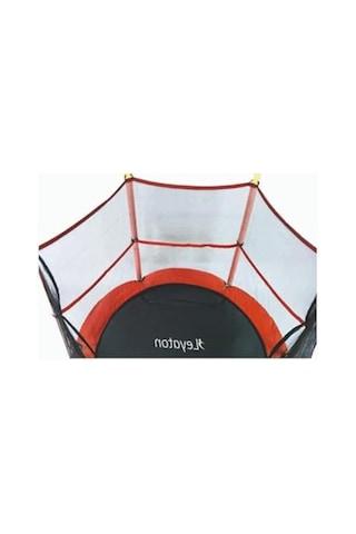 Kırmızı Renkli Çocuk Trambolini, Fileli Ve Korumalı 152 Cm