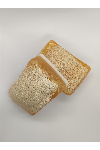 Doğal Kabak Lifli Ballı Eşek Sütlü Sabun 2'li