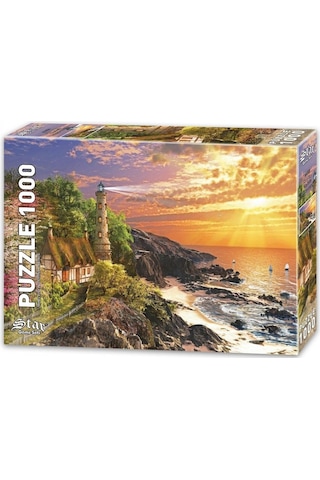 Star Puzzle 1000 Parça Taş Kulube Puzzle