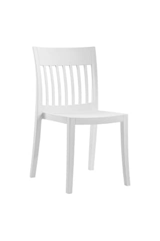 Papatya Eden-s 4 Adet Sandalye Bahçe Mutfak Restoran Kafe Beyaz