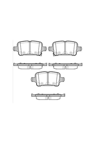 Opel İnsignia Arka Fren Balatasi 2018-2023 39037199 Mga55678 1.5 Cdtı, 1.6 Cdtı