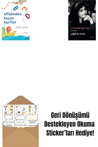 Alfabeden Kaçan Harfler + Aramızdan Hayat Geçti + Okuma Sticker'ları
