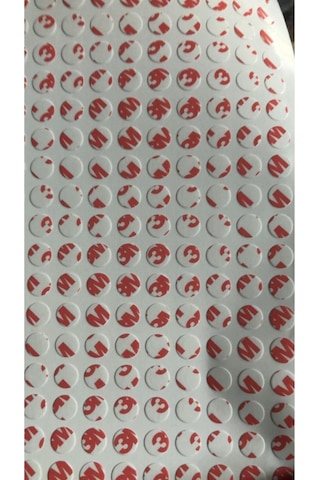 Yapışkanlı Çift Taraflı Bant Şeffaf Yuvarlak- 20 Mm Çap- 500 Adet