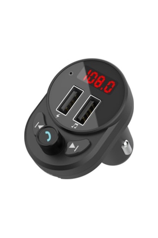 Araç Uyumlu Fm Transmitter Bluetooth Usb Mp3 Sd Kart Çakmaklık Girişli Oto Müzik Çalar Kiti Kablosuz