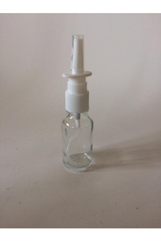 20Ml Şeffaf Cam Şişe Burun Sprey Başlık Beyaz (10 Adet) 20Ml Şeffaf Cam Şişe Burun Sprey Başlık Beyaz (10 Adet)