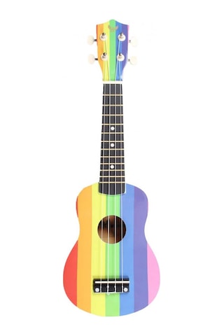 Angel Auk21-csl Soprano Ukulele - Şeffaf Başlangıç - Soprano Boy Şeffaf Parlak Cila, Kaliteli Dişli Burgu Mekanizması, Ihlamur Ağacı Gövde Ölçüler: 21 İnç / 330 Mm Skala