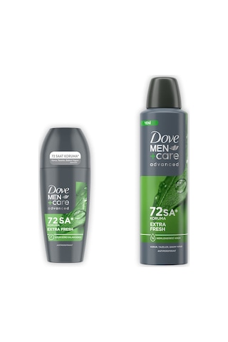 Dove Men +care Advanced Erkek Deodorant Extra Fresh 150 Ml + Extra Fresh Roll On 50 Ml