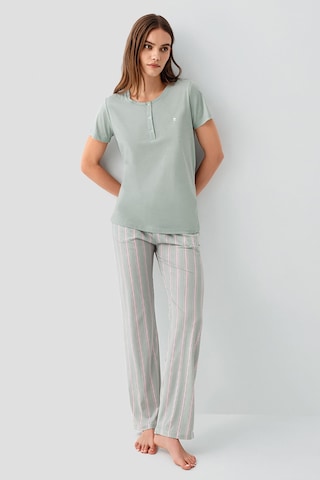 Pierre Cardin Kadın Yeşil Pijama Takım Pc9173-s-v1 Yeşil