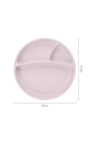 Vakumlu Mama Tabağı Porsiyon - Misty Lilac
