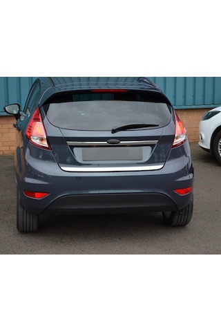 Ford Fiesta Formlu Krom Bagaj Alt Çıta 2009 Üzeri Paslanmaz Çelik N11.5292