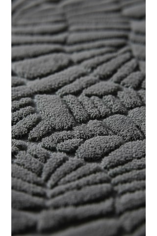 Grid Antrasit Ayak Havlusu - 70x130cm, 790gr, %100 Pamuk, Spa Ve Otel Banyo Paspası, Günlük Kullanıma Antrasit