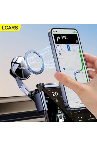 Honeybeeshop Su7l Yeni Aluminyum Alasim Tesla Model 3 Model Y Telefon Tutucu Cok Acli Ayarlanabilir Manyetik Stand Buyuk Ekran Uyumlu