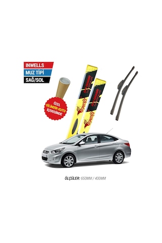 Hyundai Accent Blue İnwells Muz Silecek (2011-2015)