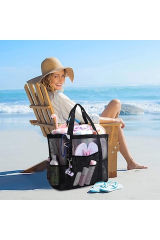 Beyaz Yogodlns Yaz Siyah Örgü Tote Çanta Kadınlar Için Dokuma Hollow Plaj Çantası Taşınabilir Depolama Çanta Plaj Çantası 58363285 Beyaz