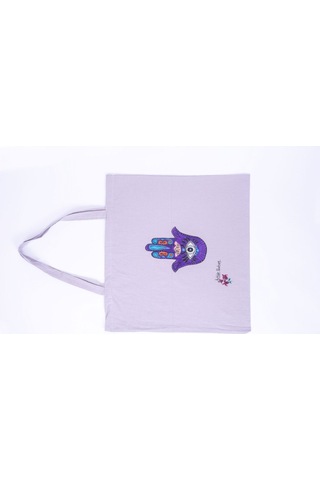 Özel Tasarım Handmade Bez Çanta Gri