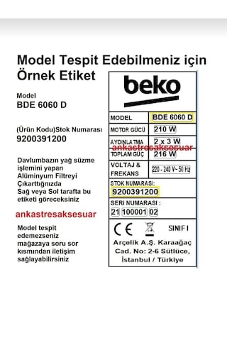Leisure Pdly 909 S Ankastre Davlumbaz Karbon Filtre Robin 2li 1çift Bacasız Aspiratör Filtresi