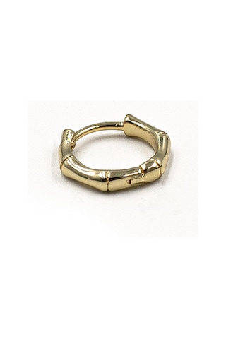 Kemik Model Halka Küpe - Xuping Gold, Anti-alerjik, 13 Mm çok renkli