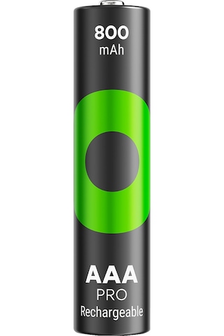GP ReCyko Pro GP85AAAHCBLL - 2U4 800 mAh AAA Ni-MH Şarj Edilebilir İnce Kalem Pil 4'lü
