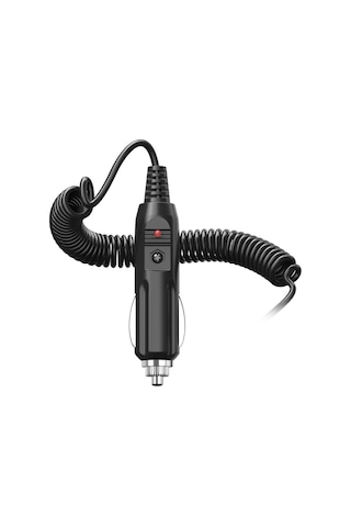 12v 2a Spiral Kablolu Çakmak Şarj Aleti 5.5x2.5mm Uçlu Sigortalı Çok Amaçlı Oto Çakmak Adaptörü