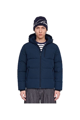 Jack & Jones Jack Jones Jjebecks Puffer Sn Erkek Günlük Mont 12298858-sky-captaın Lacivert
