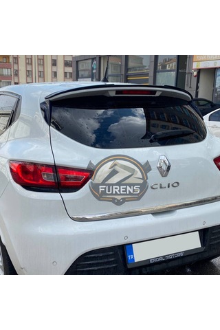 Renault Clio 4 2012-2019 Bagaj Üstü Yarasa Spoiler Bagaj Çıtası Piano Black Spoyler