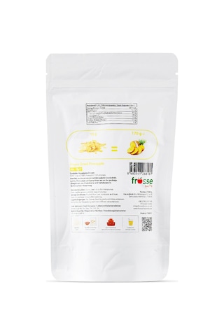 Freeze Dry Kurutulmuş Ananas 170 Gr 170 G